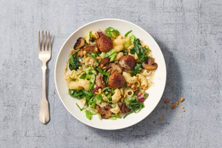 Macaroni met vegetarische Gehacktballetjes