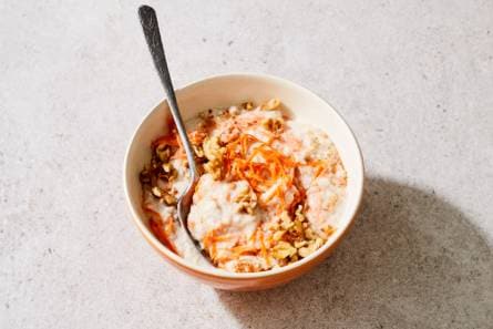 Carrotcake havermoutpap