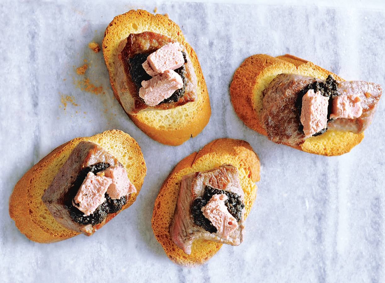 Mini biefstuk rossini