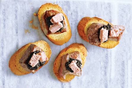 Mini biefstuk rossini