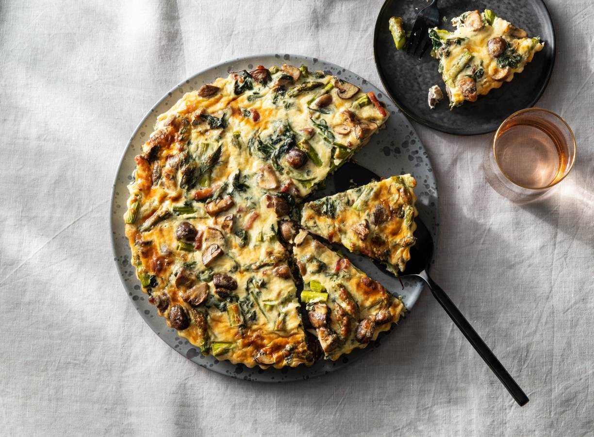Quiche zonder deeg