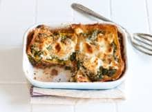 Het geheime ingrediënt van deze supercreamy lasagne? Mascarpone!