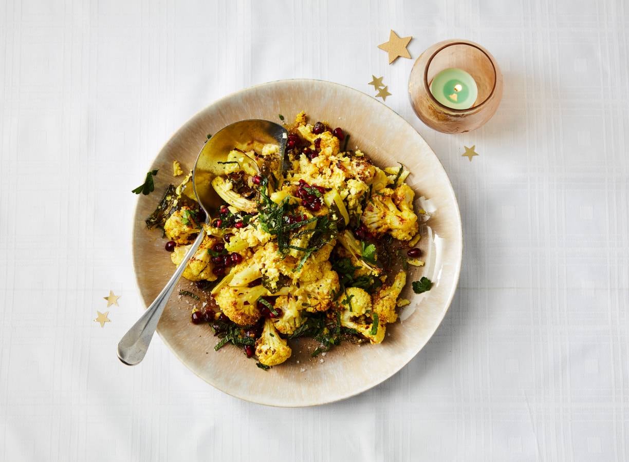 Geroosterde-bloemkoolsalade