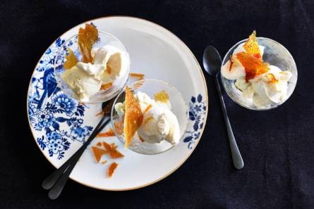 Crème brûlée ijs