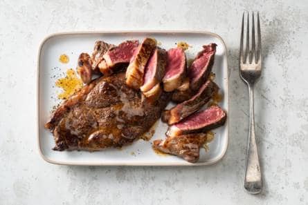 Entrecote bakken