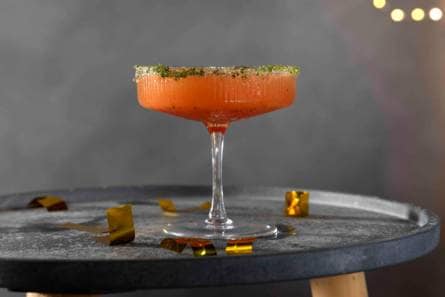 Bloedsinaasappelmocktail met munt