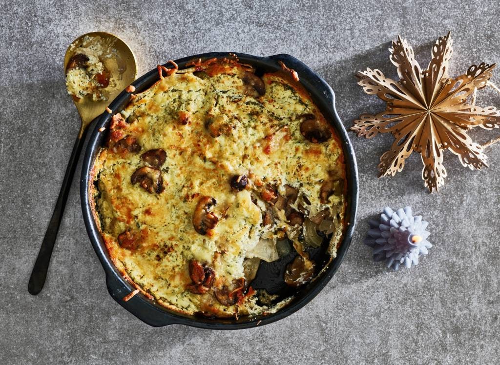 Knolselderij-champignongratin recept - Allerhande | Albert Heijn
