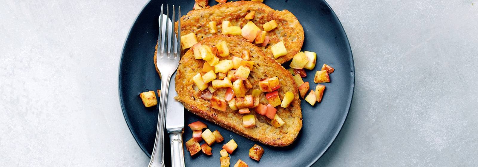 Gezonde Wentelteefjes Met Gebakken Appeltjes Recept Allerhande