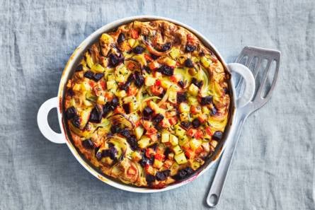 Ovenfrittata met wintergroenten