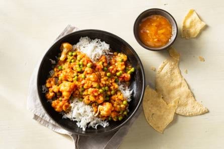 Gele linzencurry