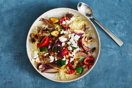 Groentetajine met couscous