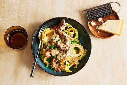 Pappardelle met kip in champignontijmsaus (advertorial)