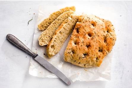 Focaccia uit de airfryer