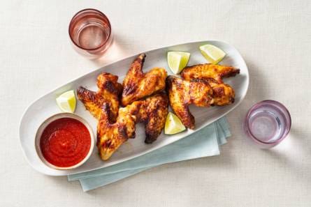Kippenvleugels uit de airfryer
