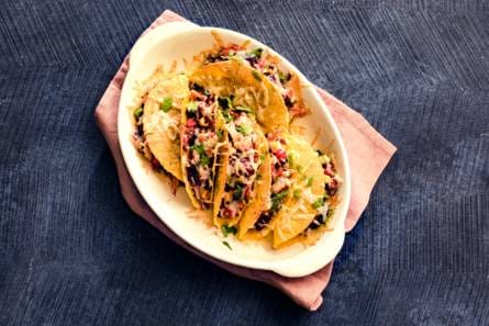 Mexicaanse groente in taco's