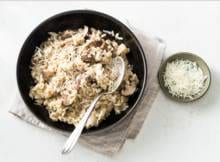 Risotto met paddenstoelen: Italiaanser dan dit kun je het bijna niet maken. Buon appetito!