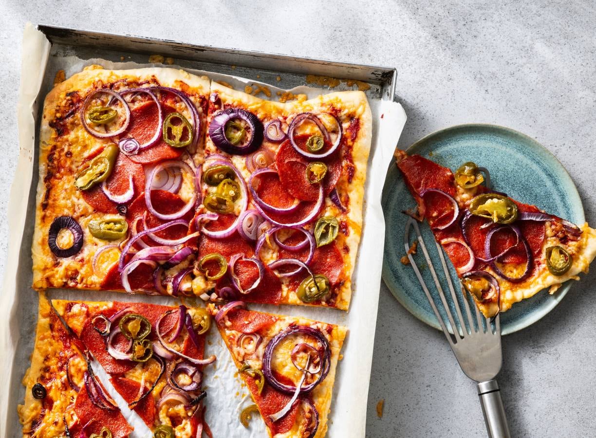 Pizza Pepperoni Recept Allerhande Albert Heijn