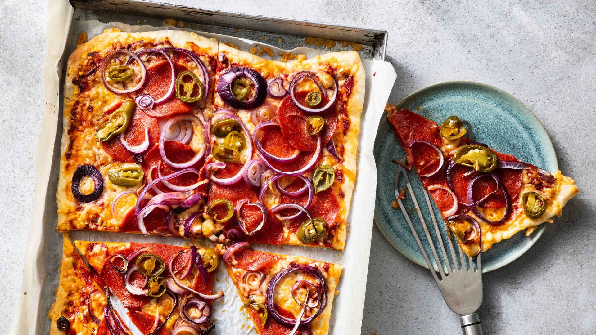 Pizza Pepperoni Recept Allerhande Albert Heijn