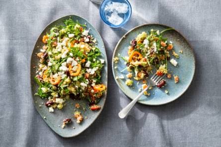 Quinoasalade met kidneybonen en feta