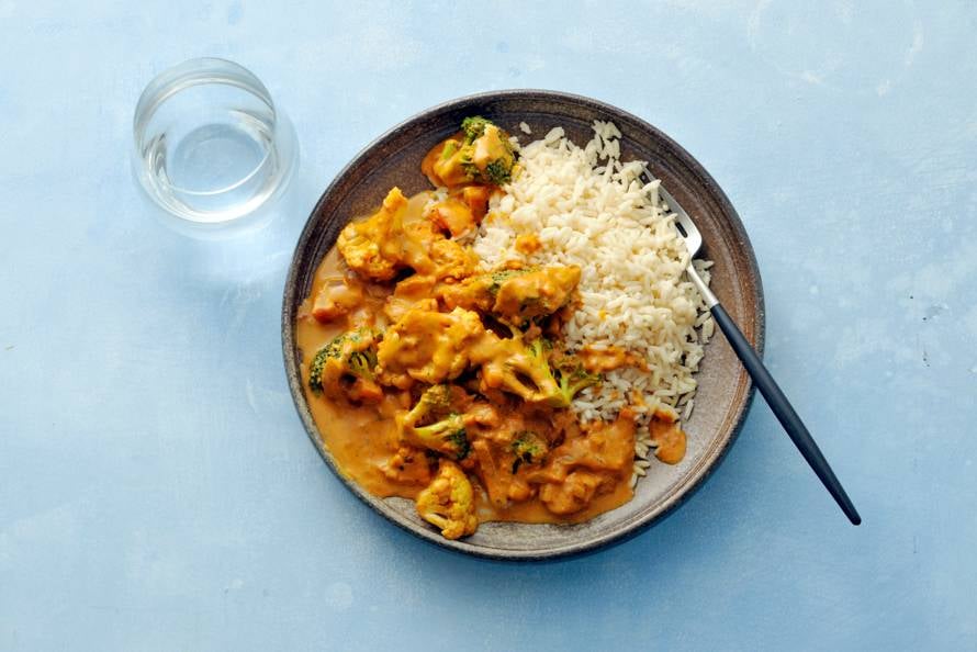 Curry van bloemkool en broccoli-image