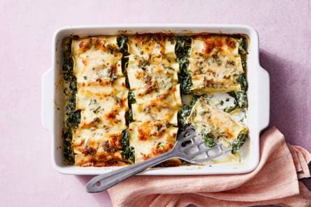 Cannelloni met spinazie en ricotta