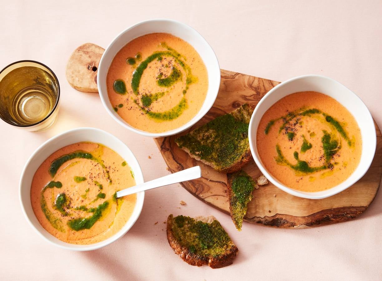 Gazpacho & knoflooktoast