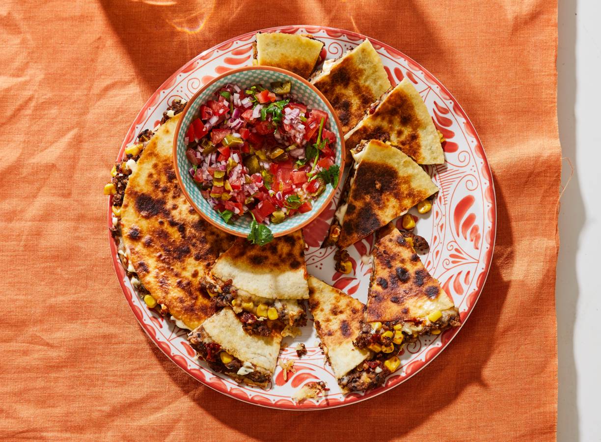 Quesadilla's met salsa
