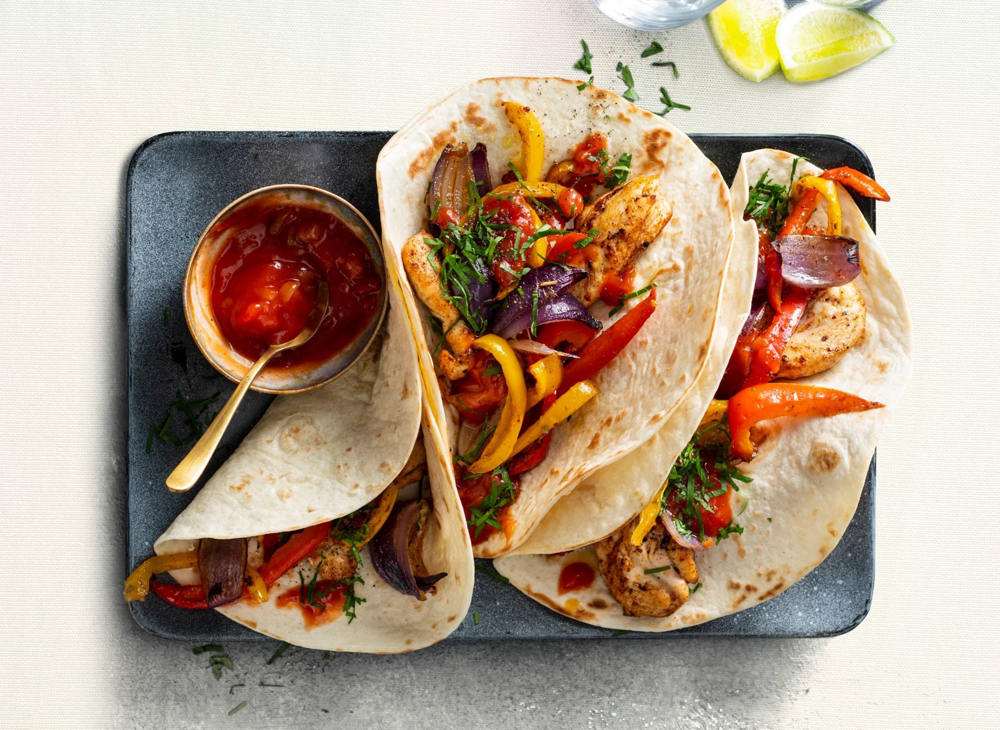 Wraps met kipfilethaasjes recept Allerhande Albert Heijn