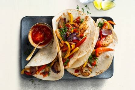Wraps met kipfilethaasjes