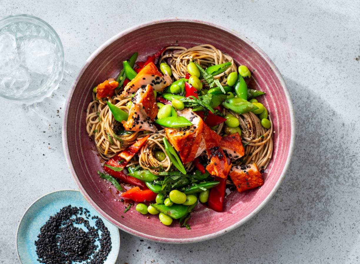 Aziatische Noedelsalade Met Bonen Recept - Allerhande | Albert Heijn België