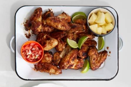 Kippenvleugels uit de airfryer