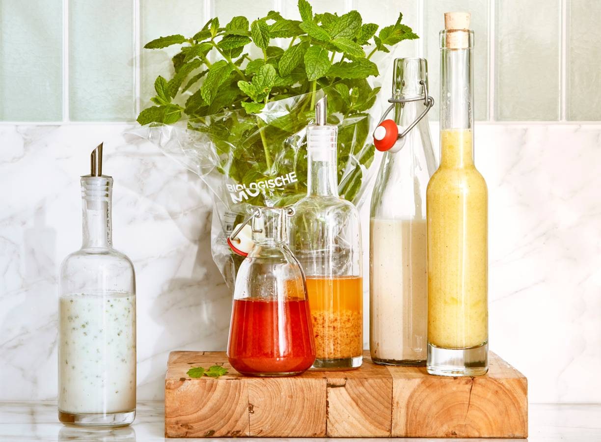 Dressing met harissa en limoen