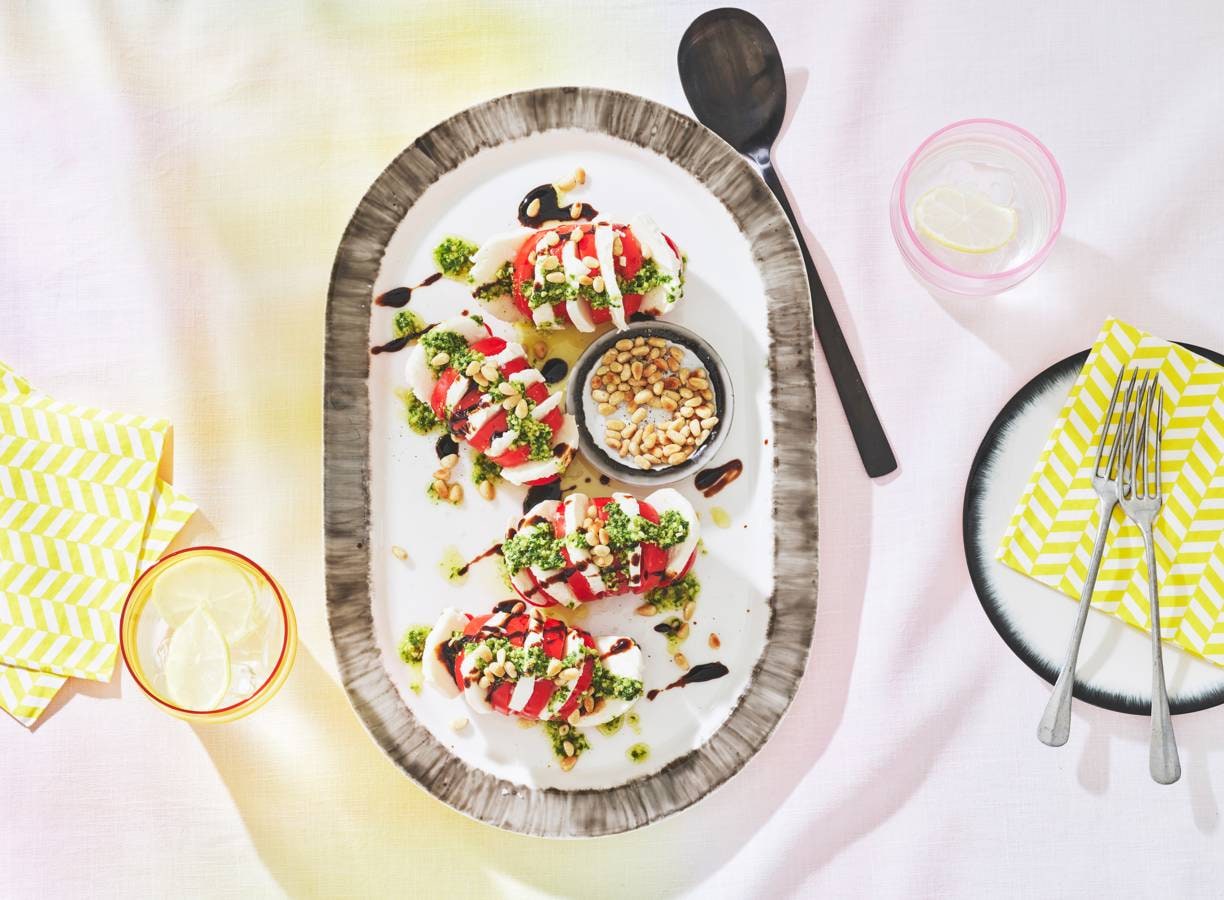 Caprese hasselback
