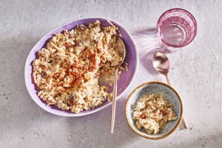 Appeltaarthavermout met yoghurt