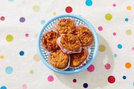 Gezonde carrotcake muffins