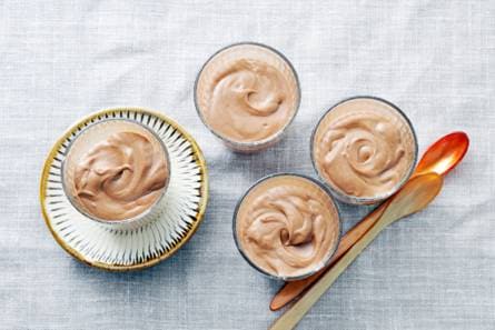 Chocolademousse met melkchocolade