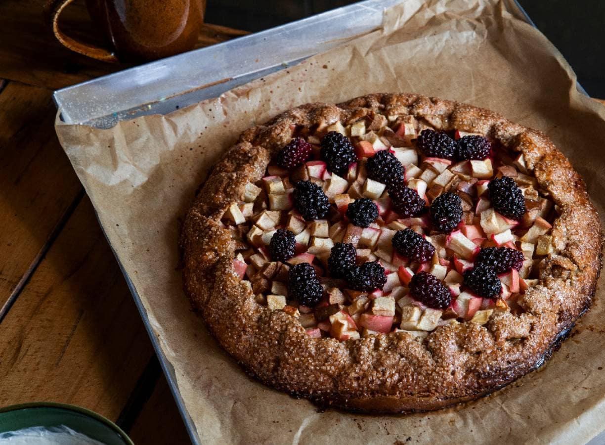Galette met herfstfruit