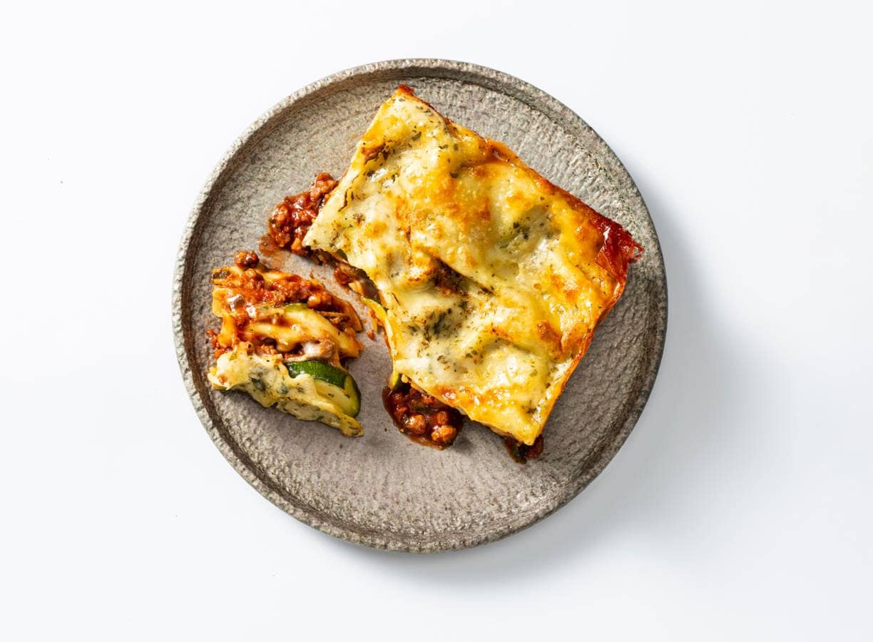 Groentelasagne met vegetarisch Gehackt