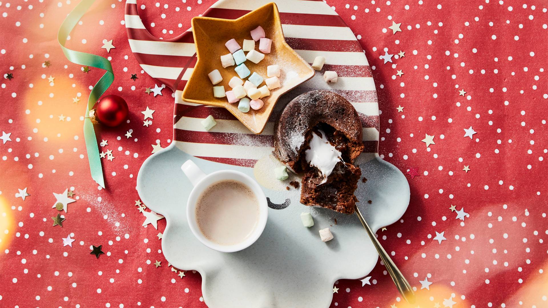 Lavacakejes met marshmallows recept Allerhande Albert Heijn België