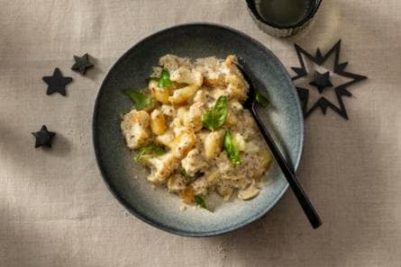 Gnocchi met truffelsaus & bloemkool