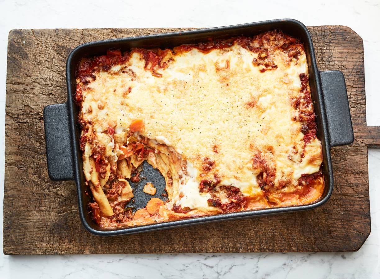 Vega lasagne bolognese recept - Allerhande | Albert Heijn