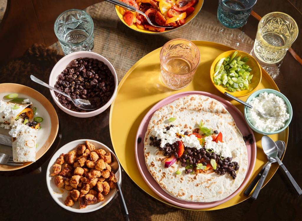 Vegetarische wraps
