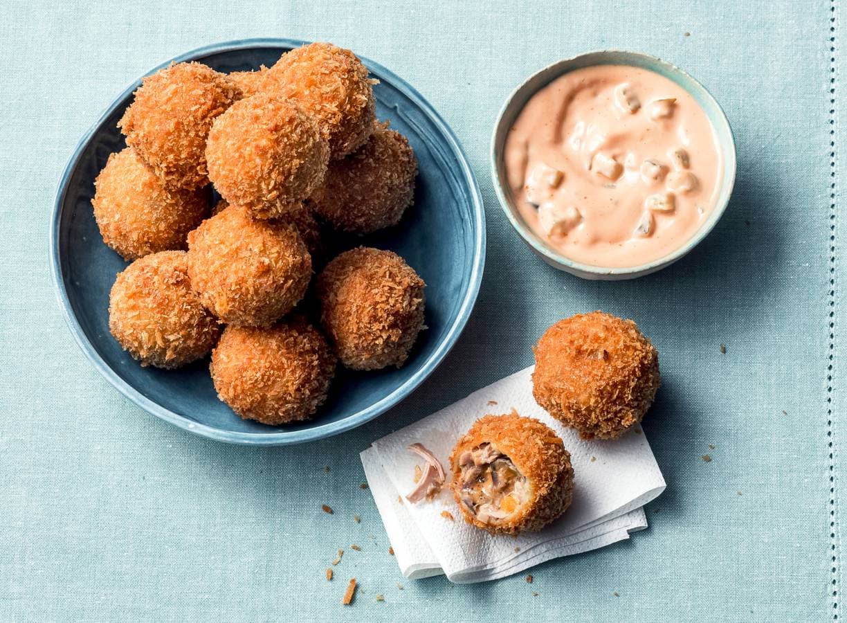 Tuna melt-bitterballen