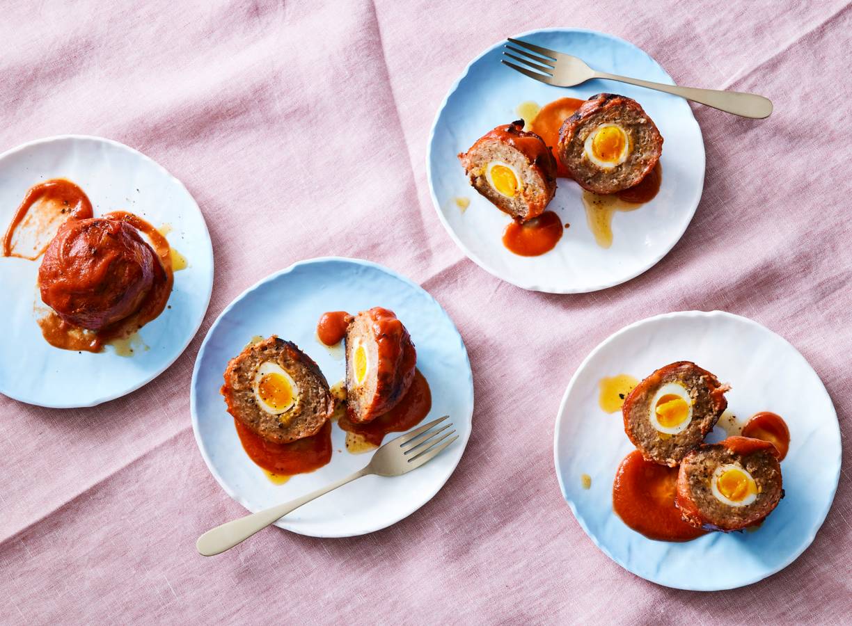 Mini-meatloafs met kwartelei
