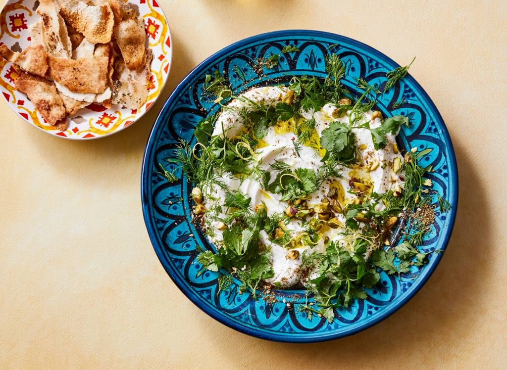 Labneh: uitgelekte yoghurt