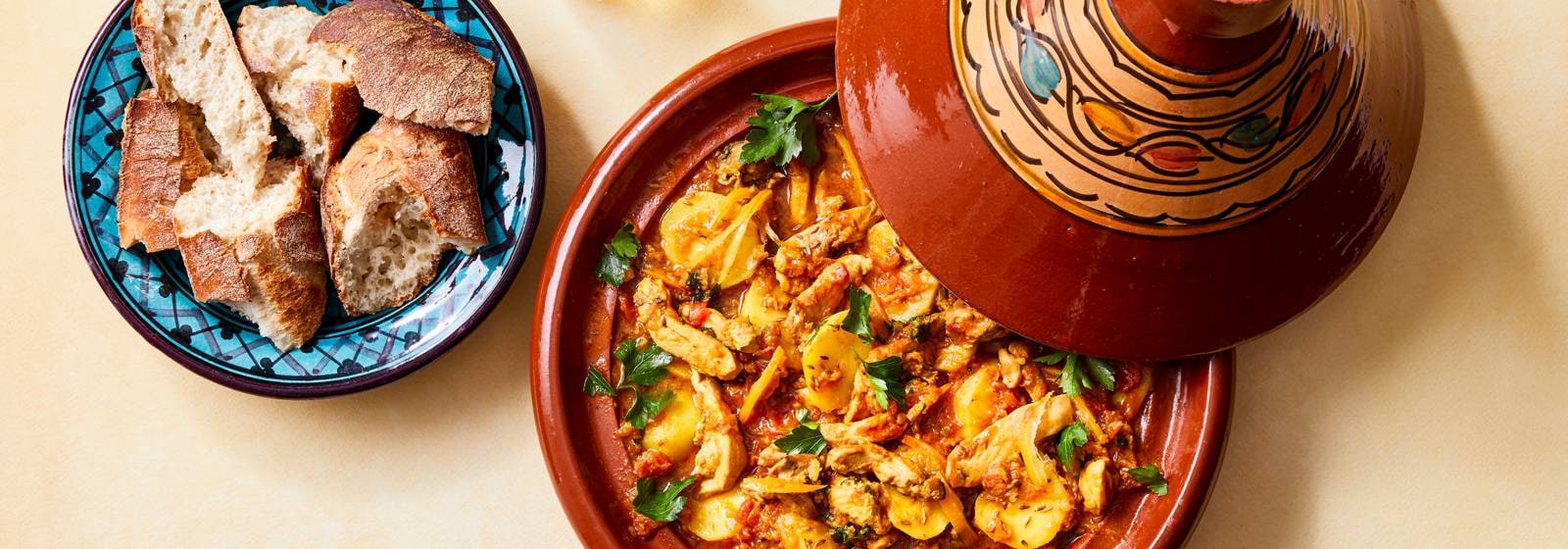 Tajine van kip en gekonfijte citroen recept Allerhande Albert Heijn