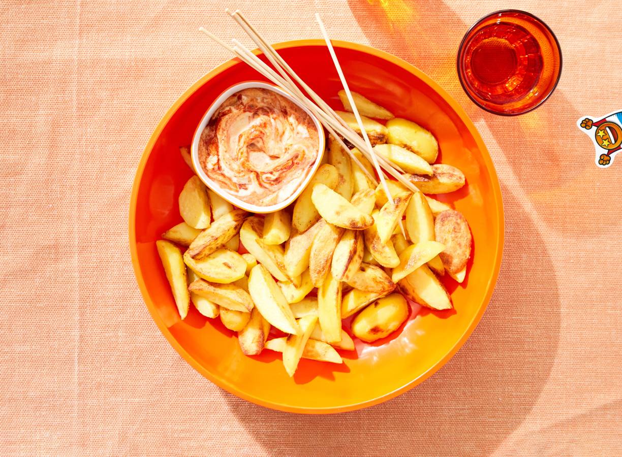 Wedges met ultieme dipsaus