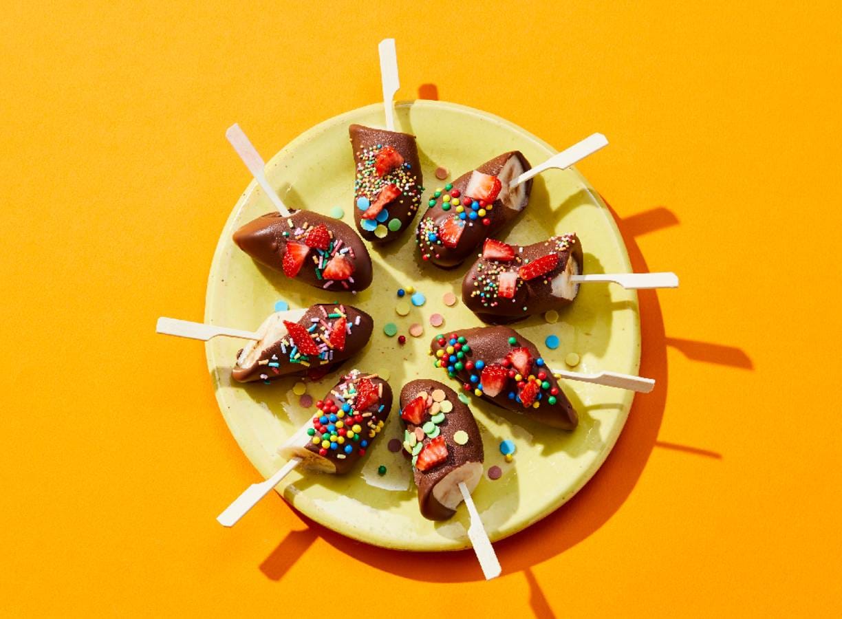 Frozen bananas