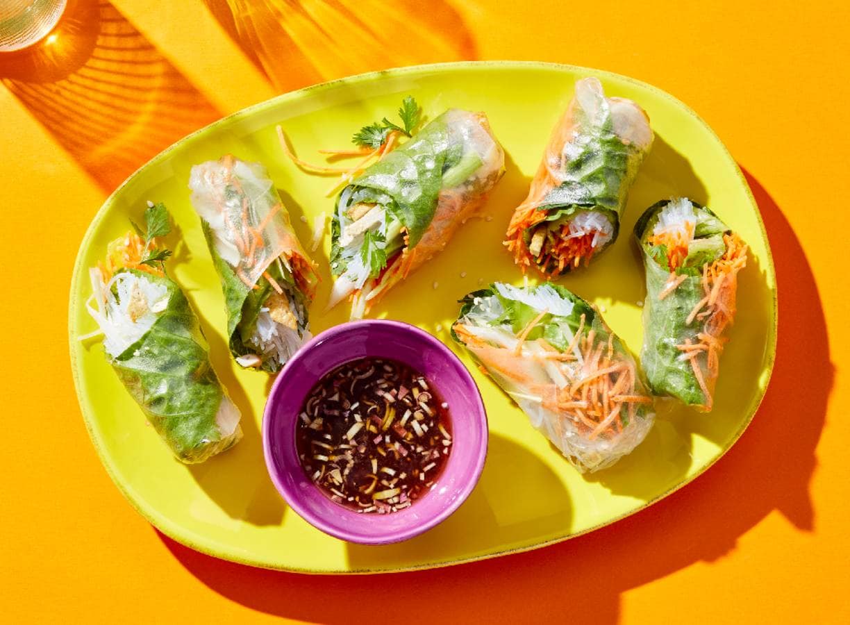 Summer rolls met nuoc mam