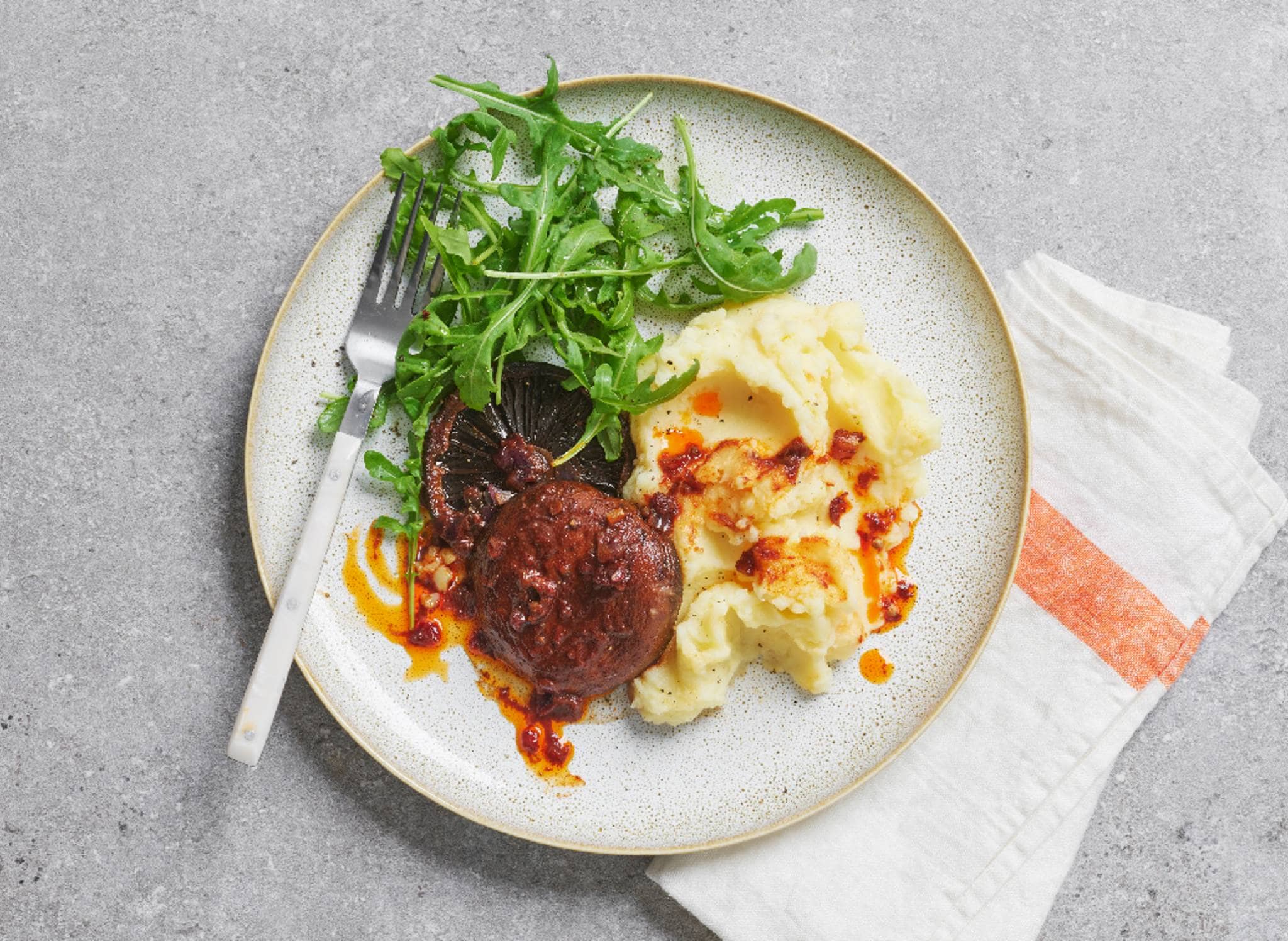 Portobellosteaks met aardappelpuree-image